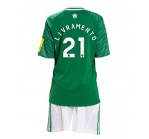 Newcastle United Tino Livramento #21 Koszulka Wyjazdowa dzieci 2025-26 Krótki Rękaw (+ krótkie spodenki)